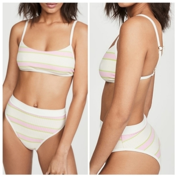 L*Space Gemma Frenchi Bikini Set Top Bottoms - Picture 5 of 16